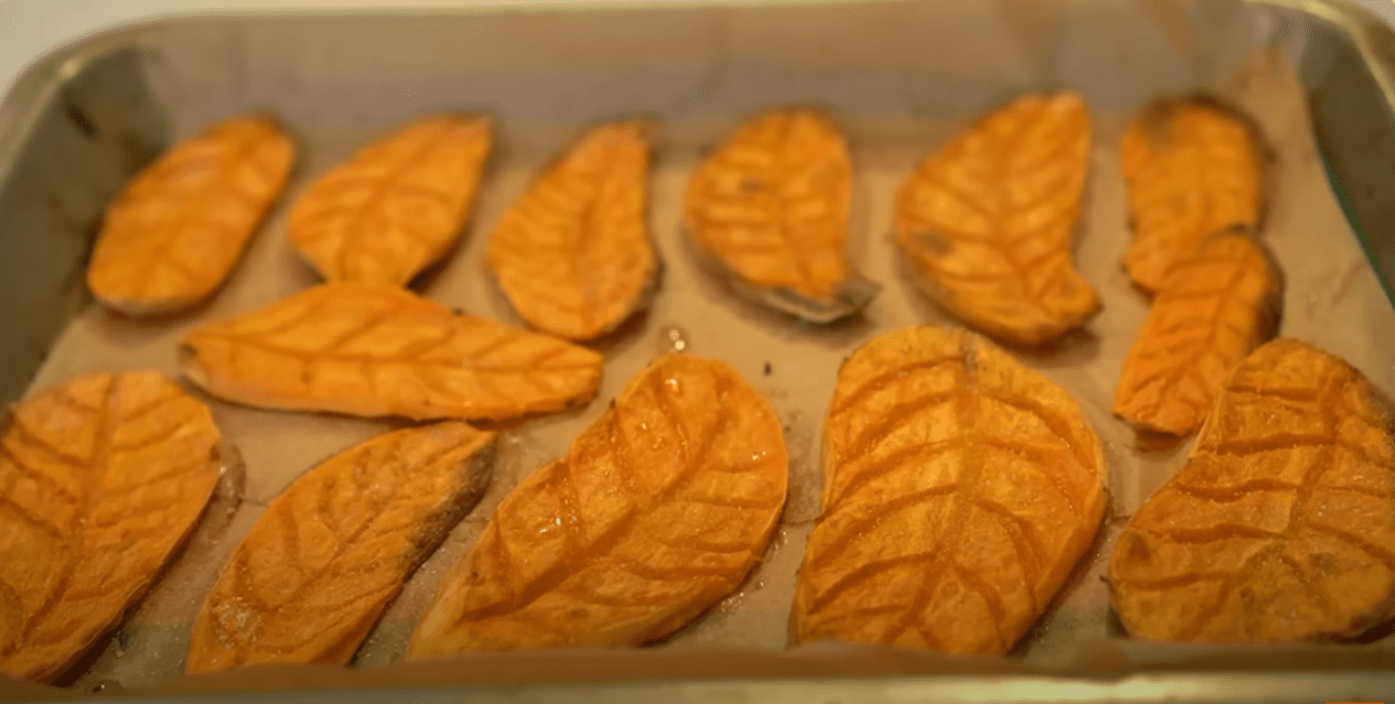 simple yet festive sweet potatoes for thanksgiving - step 3