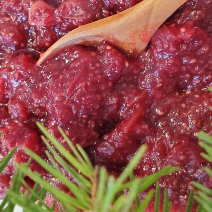 Cooked Vegan Cranberry Sauce Recipe